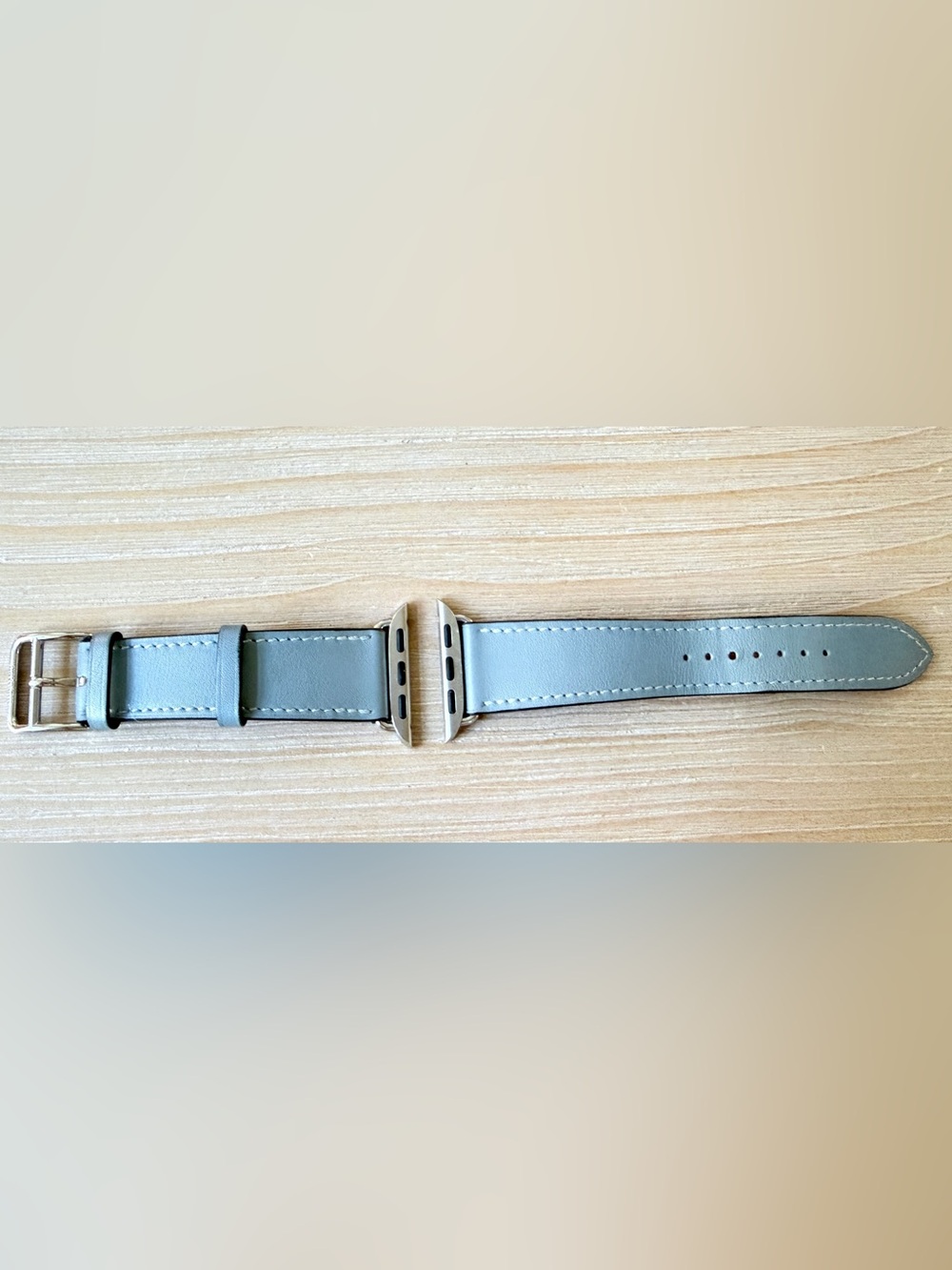 Hermès Blue Lin Apple Watch Strap - 41mm